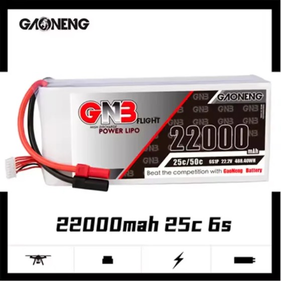 GNB XT90 XT150 22AH 22000mah 6S 22.8V 25C 50C HV LiHV High Voltage Battery  Agriculture Drone Quadcopter GaoNeng